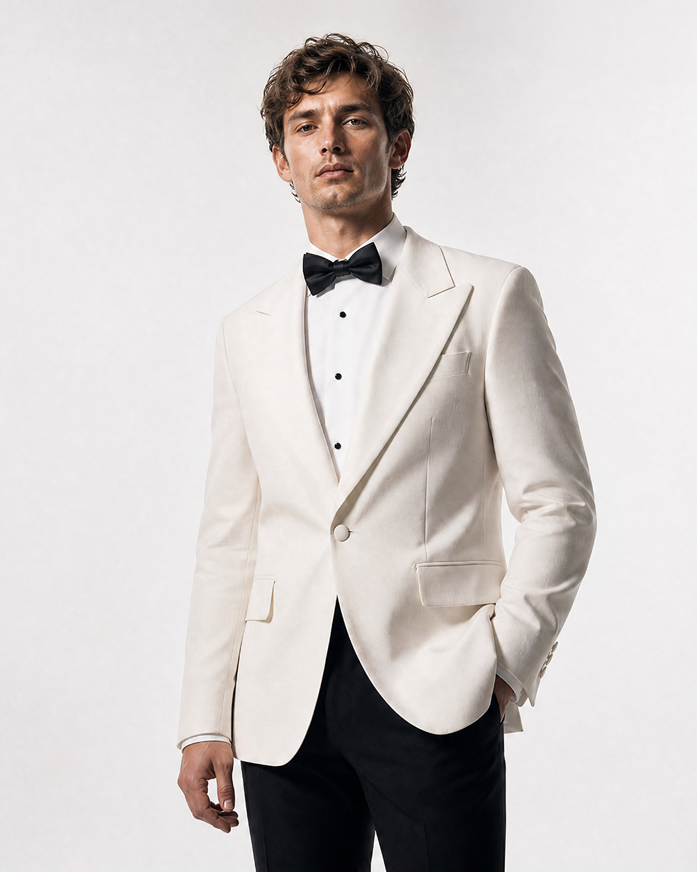 IOS JACKET smoking - IVORY