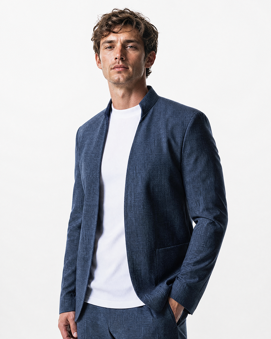IOS JACKET clean - STEEL BLUE