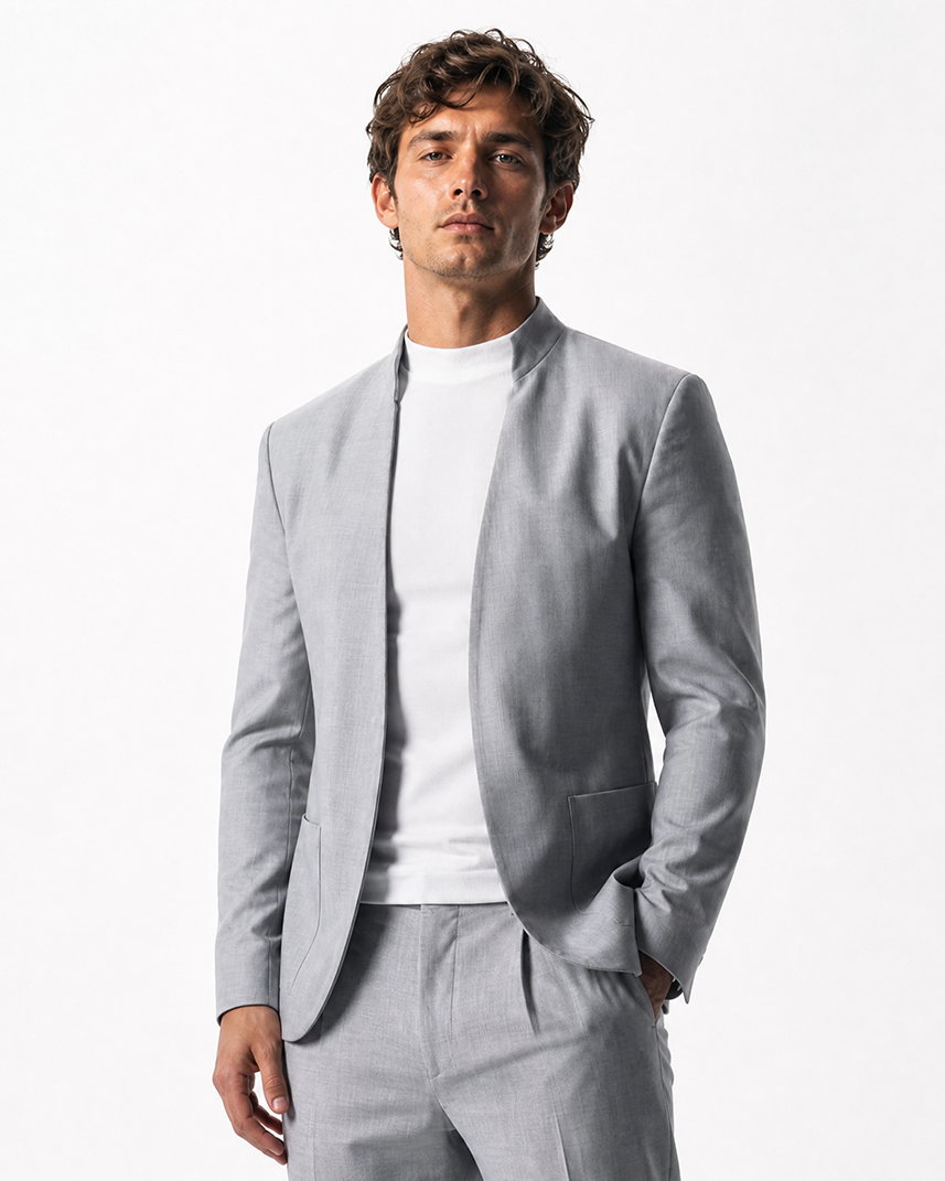 IOS JACKET CLEAN - LIGHT GREY