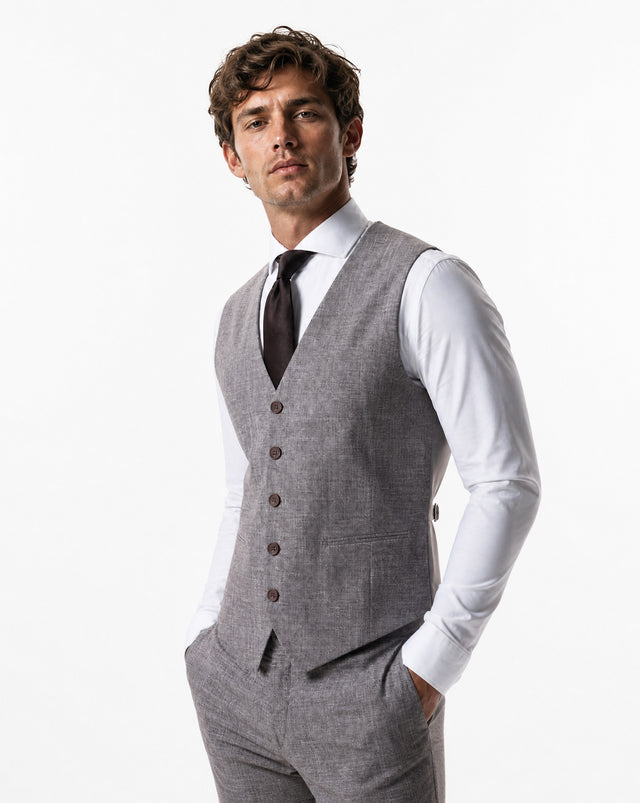 Gilet IOS classico - MARRONE CHIARO