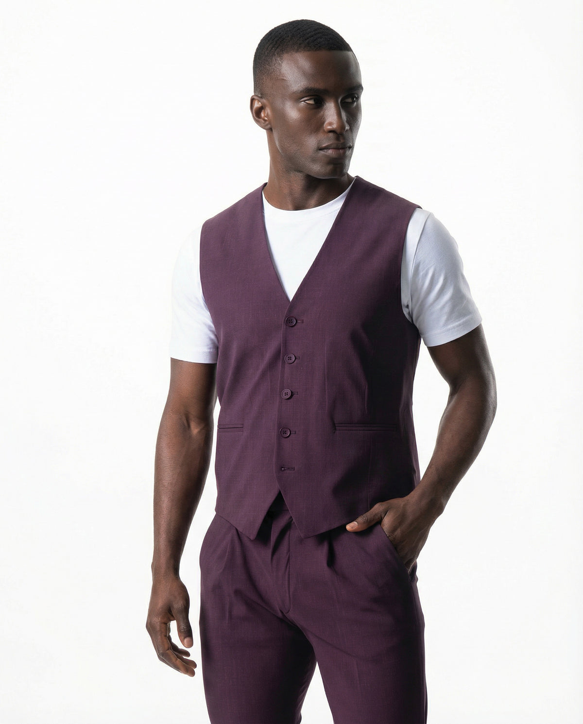 IOS VEST classic - DARK LILA