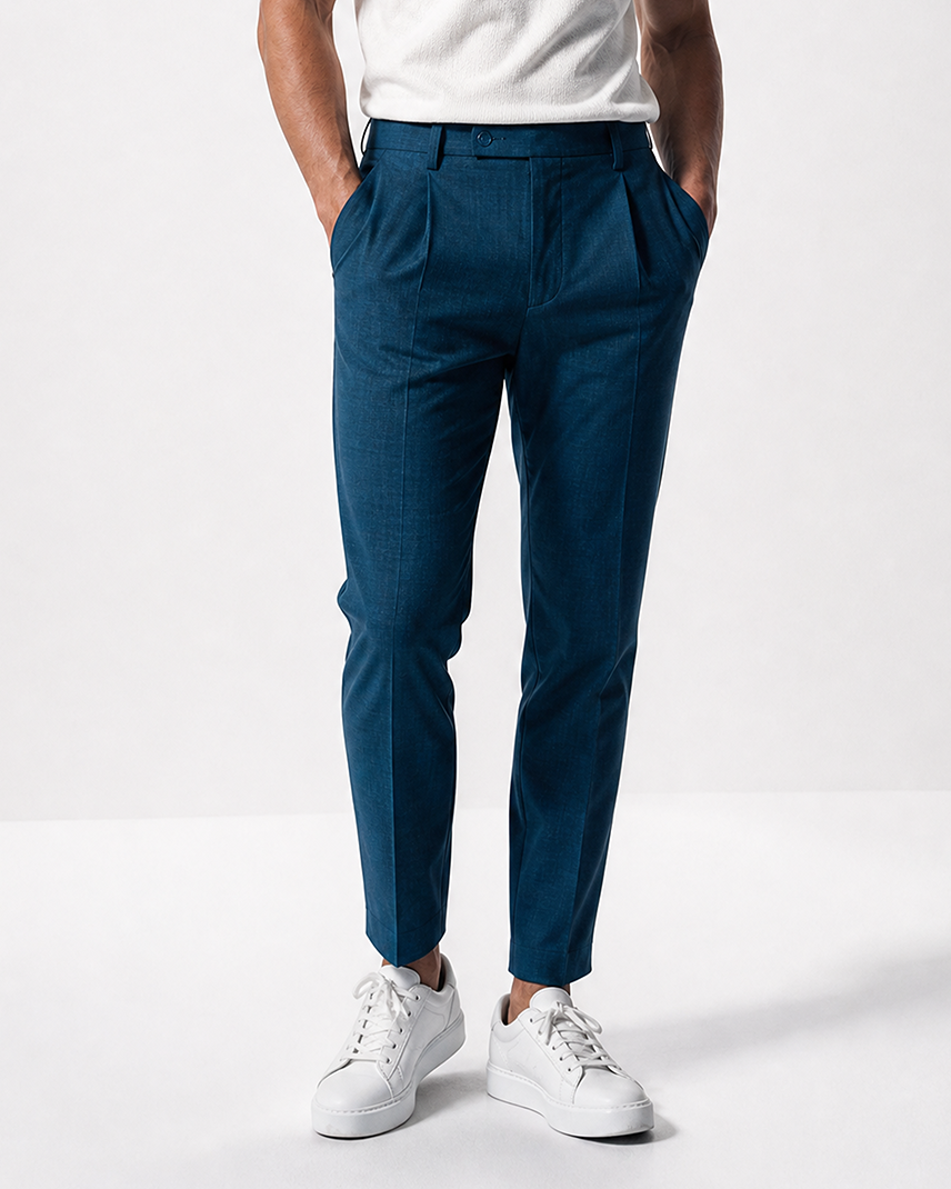 IOS PANTS modern - PETROL BLUE