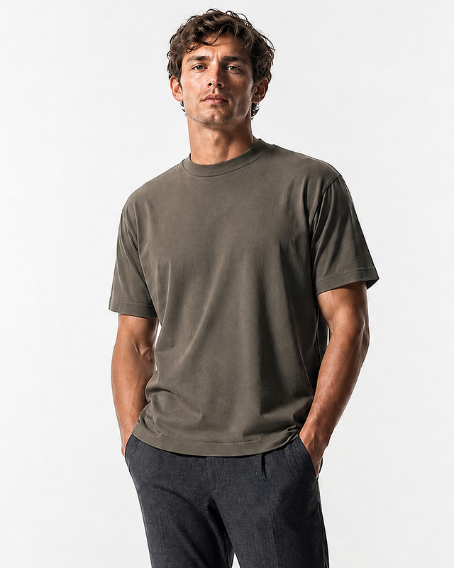 IOS T-SHIRT OVERSIZE - OLIVE