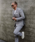 IOS JACKET - LIGHT GREY KARO
