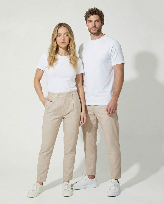 IOS PANTS modern - Unisex - BEIGE