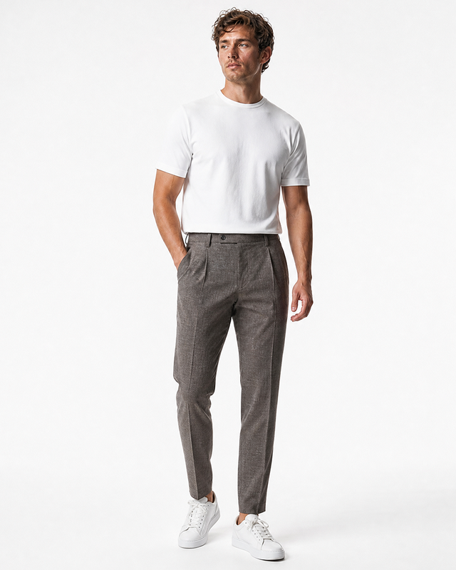 IOS PANTS modern - LIGHT BROWN